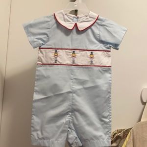 Bella Bliss boys Nutcracker shortall, size 24 months